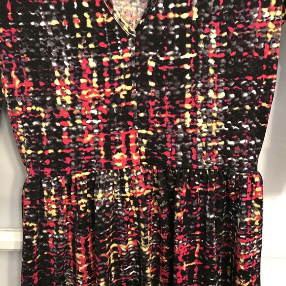 BeBop Womens Juniors Elastic Waist Casual Dress Size Small Multicolor IT POPS! - Picture 6 of 8